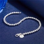 Elegant 925 Sterling Silvery Bracelet With Charm - Perfect For Everyday & Special Occasions