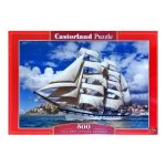 500 Pce Castorland Tall Ship Leaving Harbour