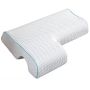 2 Person Cuddle Pillow - White Foam Memory Foam Pillow