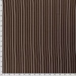 Woven Visse Linen Pin Stripe Brown 19155-055