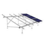 Flat Roof – Aluminium Solar Mountings And Brackets End Clamps Mid Clamps – 45-DEGREE