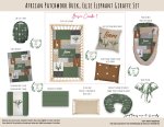 Cot Duvet Bedding African Patchwork Buck Elephant Ellie And Giraffe