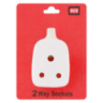 SCE White Two Way Janus Coupler