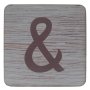 White Scrabble Block Symbol “&” 8.5CM X 8.5CM
