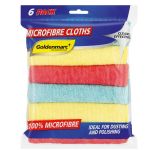 6 Pack Microfibre Cloths