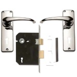 Sanlic Union Gower Lockset – Chrome Plated – 3