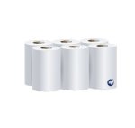 Auto Cut 1PLY Hand Towels 200MM X 150M X 40MM Core 35GSM 6 Pack – AC01