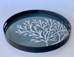 Blue & Black Twig Tray 6X61.5CM