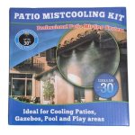 Professional Patio Misting System 10FT Black