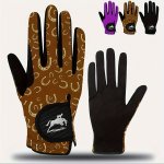 Horse Riding Gloves For Women Mesh Breathable Lightweight Comfortable Gloves Equestrian Supplies
