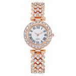 Fashion Roman Numeral Rhinestone Women's Quartz Watch