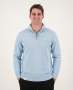 Premium Quarter Zip Knit-skyway - 4XL