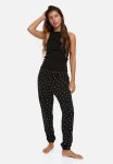 Pyjama Bottoms - Black spotted