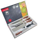 6 PC Wooden Knife Set