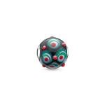 Bead Red Black Hot Pink Green