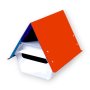 Post & Letter Box Galvanized Steel Red