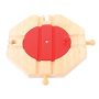 Bigjigs Wooden Train 4 Way Turntable