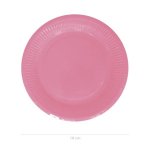 Light Pink Paper Plates Small Pack Of 20