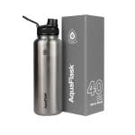 1182ML Flask Silver Steel