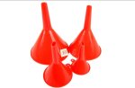 Funnel Set Plastic 4 Pce 12CM 10CM 7CM 5CM Plastic Funnel Set