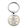 God Is My Refuge And Strength Keyring Gift