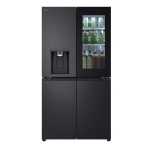LG 733L Black Finish Instaview Door-in-door French Door Fridge With Uvnano - GC-X31FFCRL