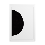 Halved Art Print - A2 420 X 594MM Framed - White Frame