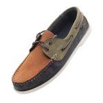 EVO Vault Navy Rust Olive Boat Shoe