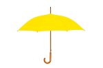 23" Wooden Shaft And Hooked Handle Umbrella