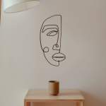 Veiled Metal Wall Art - Large