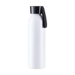 650ML Slim Aluminium Sports Bottle For White Black Cap