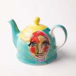 - Artist Lady Teapot