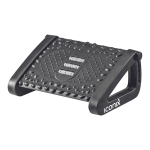 Adjustable Under Desk Massage Footrest - Pink