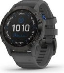 Garmin Fenix 6 Pro Solar Smart Watch Black /slate Grey Band