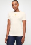 Polo Wmn Anna Printed Short Sleeve T-Shirt - Off White