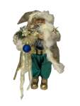 Gold white blue Santa 45CM