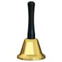 - Brass Hand Bell With Plastic Handle