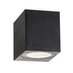 Down Facing Square Wall Light Black White Grey - Grey