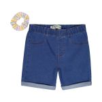 Younger Girls Knit Denim Short