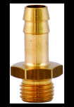 Hose Tail Brass 1-4 MX9MM