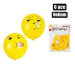 Balloons Helium 6PC Icon Assorted F-01