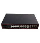 MicroWorld 24-PORT 10 100M Iron Shell Ethernet Swit