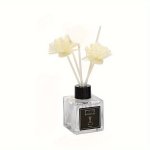 Flameless Reed Diffuser Set - 50ML Essential Oil Fragrance With Dried Flowers Perfect For All Seasons - Ideal For Home & Hotel D