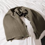Cotton Throw Hunter Green