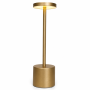 Gold Cordless LED Table Lamp For Restaurant Dining Tables