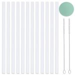 Greant 12 Pcs Replacement Straw For Hydro Flask Wide Mouth Straw Lid For Hydroflask Wide Flex Cap Fits Thermoflask Straws Lid 9.