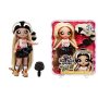 Na Na Na Surprise Teens 11" Fashion Doll Gretchen Stripes Soft Poseable Blonde Hair Cute Animal-inspired Raccoon Hat Outfit & Accessories Gift Fo