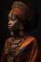 Canvas Wall Art - Beautiful African Woman - A1160 - 120 X 80 Cm