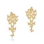Graded Chandelier Flight Earrings High - 18KT Yellow Gold Vermeil
