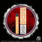 Airscream Peach Ice 0MG Zero Nic Airspops Advapes